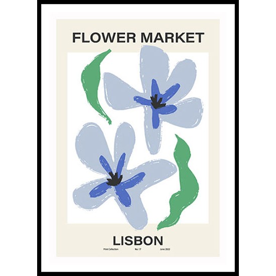 Abstract Flower Market Floral Wall Art Poster 6